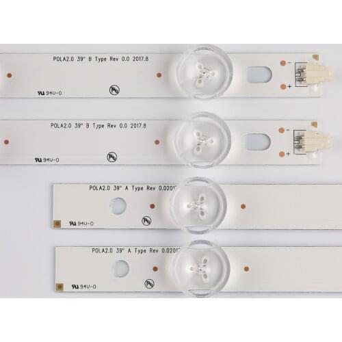 8pcs/kit LED backlight strip for TV HC390DUN-VCFP1-21X 39LN570V 39LN540V 39LN5400 39LA6200 LG innotek POLA2.0 39"A/B type