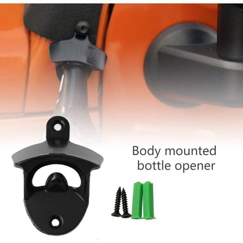 Arty Body Mounted Bottle Opener Wall-Mounted Beer Bottle Opener Suitable For Jeep Wrangler JK Beer Bottle Opener