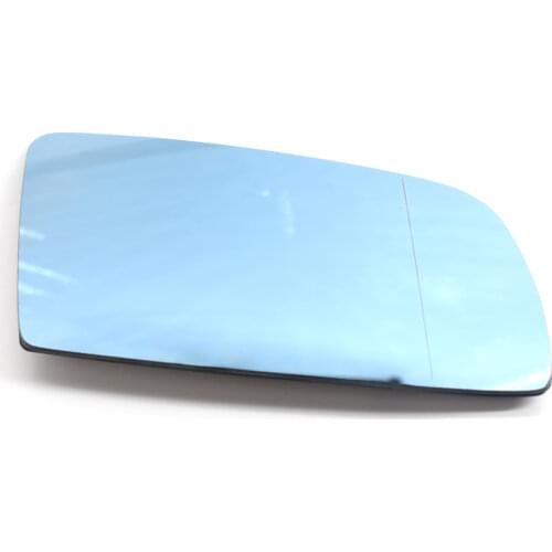 White & Blue Rearview Mirror lens Rearview mirror glass For BMW 5 Series E60 E61