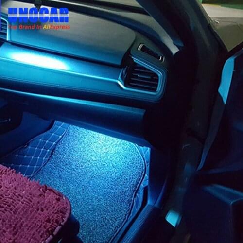 For Honda 8th generation Accord 08-12 footwell lamp is refitted in the car, and the footwell atmosphere lamp