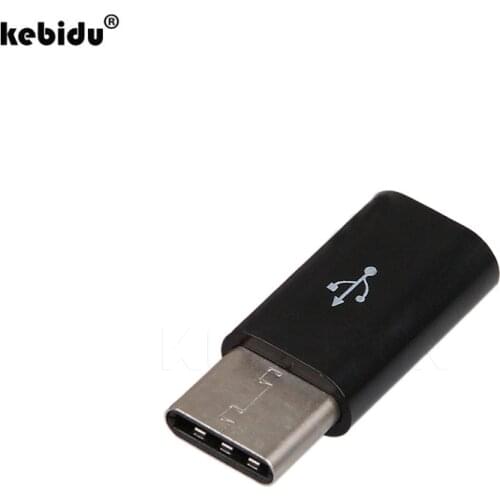 Kebidu 5pcs Mini Type-C USB 3.1 Type C To Micro Usb Cable Adapter Connector for Macbook for Xiaomi OnePlus ZUK Z1 Fast Data Sy