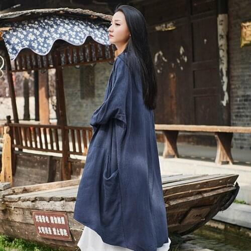 LZJN Women's Long Trench Coats