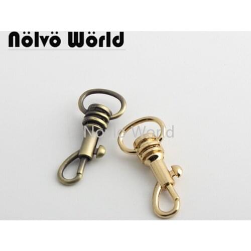 Nolvo World 5-20-100 pieces 12mm 3 colors snap hooks wholesale zink alloy metal snap hook connection