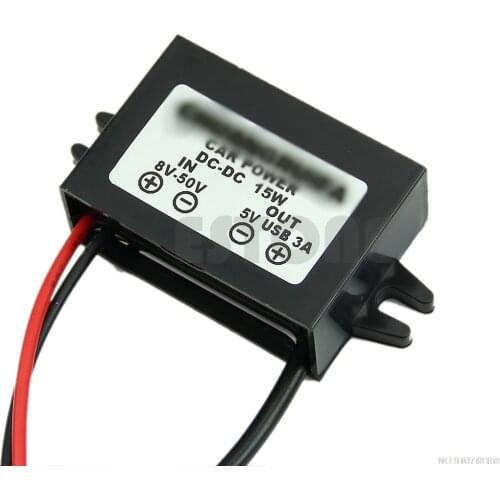 Power DC DC supply Converter Module 8-50V to 5V Micro USB OUTPUT 12V/24V to 5V Jy16 21 Dropship