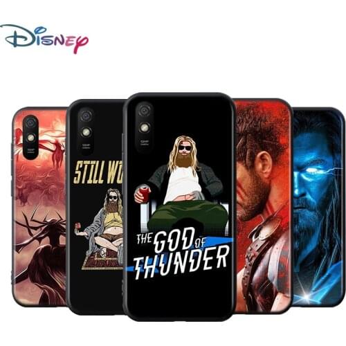 Avengers Thor For Xiaomi Redmi 9T 9I 9AT 9A 9C 9 8A 8 7A 7 6A 6 5A 5 4X PRO Prime Plus Black Soft Phone Case