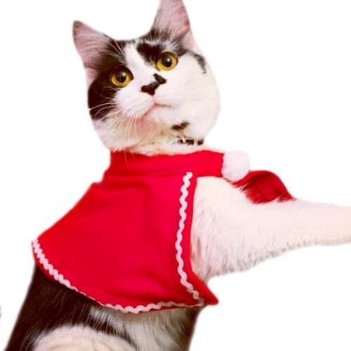 New Year Christmas Pet Costumes Funny Santa Claus Clothes For Small Cat Dog Xmas Pet Clothing Winter Kitten Outfits