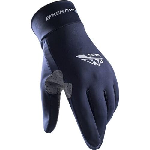 Sun Protection Non-slip Full Finger Fishing Gloves Lightweight Touch Screen Breathable Skin-friendly Comfortable Fishing Gloves