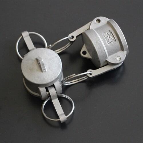 1/2" Socket End Cap Type C Camlock Quick Disconnect Coupling 304/316 Stianless Cam Groove For Hose Pumps Homebrew 3/4"1"2"3"