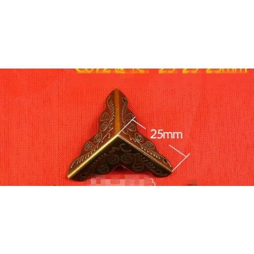 Corner Brackets C072 antique three side angle corner angle piece classical antique wooden box wine wrapping angle DIY four corne