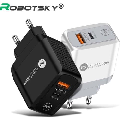 EU/US/UK Plug USB Quick Charger 3.0 Adpater For Samsung S10 S20 Huawei Xiaomi Tablet Portable Wall Phone Charger Fast Charger