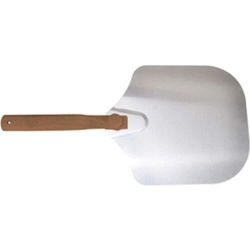1Pcs Folding Stainless Steel Pizza Peel Wood Handle Cook Kitchen Oven Accessory Kit Portable BBQ Bake Tool