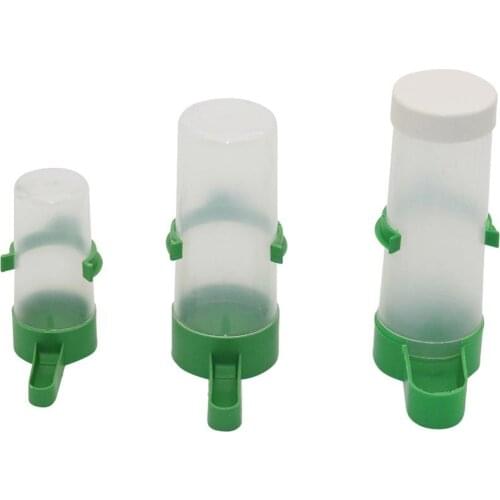 2 Pcs XS/S/M/L Birds Automatic Drinker/Feeder Pigeon Cage Hanging Fountain Drinking Bottles Feed Cups Cage Accessories