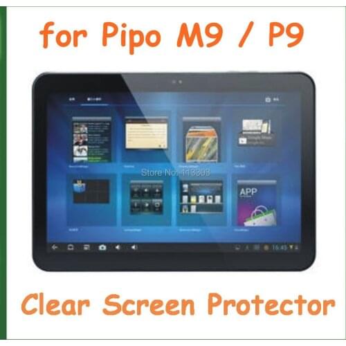 5pcs Clear Screen Protector Protective Film for Pipo P9 M9 3G M9 pro 3G Tablet PC 10.1 inch No Retail Package Size 244x169mm