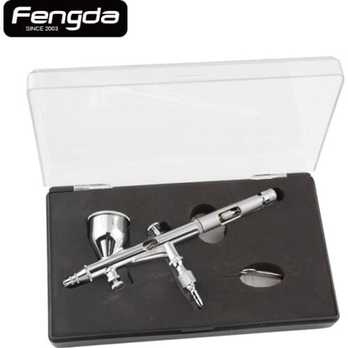 Free shipping FENGDA BD-180 double action airbrush spray gun face body painting tattoo hand tools gravity feed type