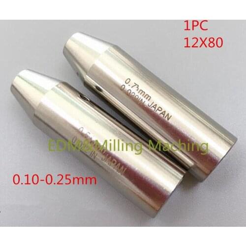 EDM Machine C140D Ruby Ceramic Guide 0.1-0.25mm 12X80mm Guide Tube For Drill Guide For Drilling EDM Machine