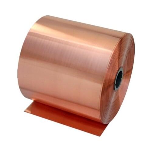 1Meter Copper Strip Thickness 0.05/0.08/0.1/0.15/0.2/0.25/0.3/0.5*W200MM Red Copper Sheet Copper Foil Copper plate T2