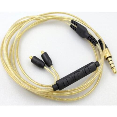 MMCX SE535 SE215E846 UE900 W50 W60 upgrade cable 1.2meter