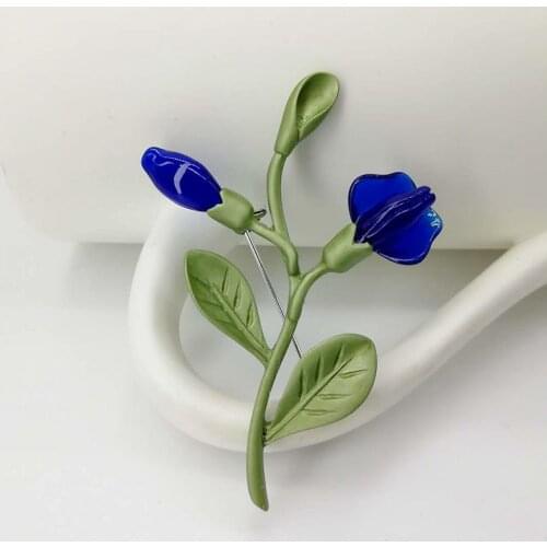 New style rural style ms green brooch in 2018