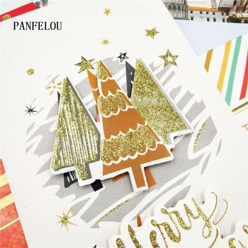PANFELOU Easter tree metal craft paper die cutting dies Scrapbooking/DIY Thanksgiving Day Easter Embossing mould cards