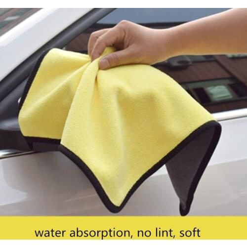 Car Polishing Washing Towels Plush Auto Drying Waxing Cleaning Cloth Cleaner Detailing Car Wash Towel Car Paint Care Accessories