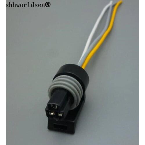 Shhworldsea 1pcs 1.5mm 3 pin car auto waterproof automotive oil Fuel Pressure Sensor Connector plug 12110192 12065287 12078090