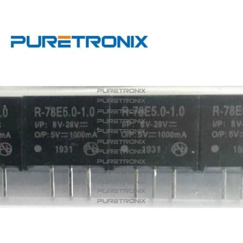 2PCS R-785.0-1.0 R-78E5.0-1.0 DC to DC Converter