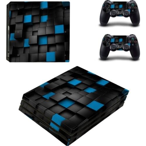 Jigsaw Puzzle Style PS4 Pro Skin Sticker for Sony Playstation 4 Pro Console & 2 Controllers Decal Vinyl Protective Skins 3