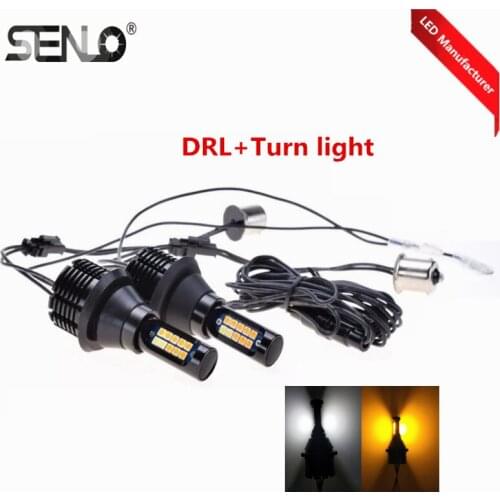 LED CANBUS 3156 1156 7440 T20 T25 BA15S BAU15S Turn Signal light drl 12V White Amber Switchback Lighting Daytime Running Light
