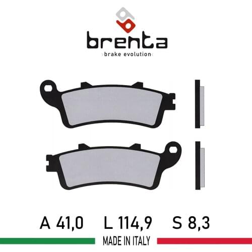 Brenta for HONDA FJS400/ NT 750/ VFR800/ XL1000/ ST/CBR 1100/ GL/VTX 1800 FT3189-FA261 Motorcycle Brake Disk Pad Organic (Front)