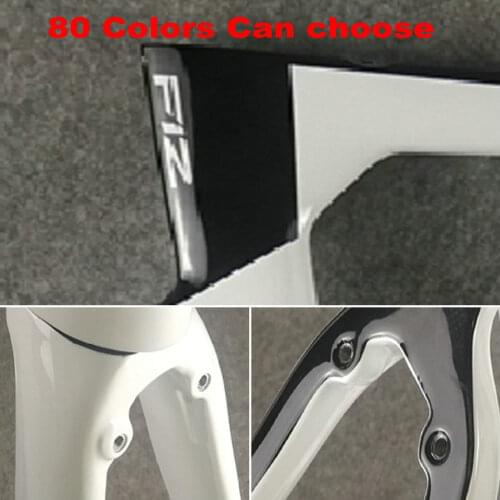 T1100 1K Osium White F12 carbon road bike frames Direct mount brakes Disk Frameset Handlebar 400 420 440*80 90 100 110mm
