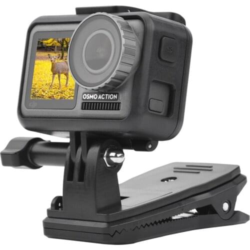 Backpack Clip for DJI OSMO Action Bracket Clamp Portable Carrying Mount 360 Rotary Fixed Adapter Holder Sport Camera Accessories