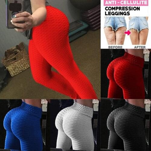 KIWI RATA Womens High Waist Yoga Pants Tummy Control Workout Ruched Butt Lifting Stretchy Leggings Textured Booty Tights