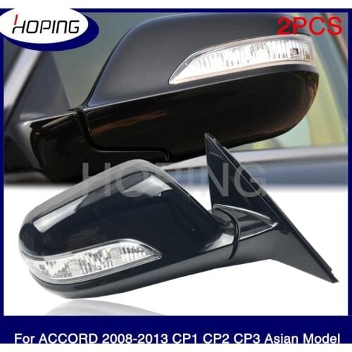 Hoping 1 Pair Rearview Mirror Assy For ACCORD 2008 2009 2010 2011 2012 2013 CP1 CP2 CP3 Side Mirror Assy for HONDA