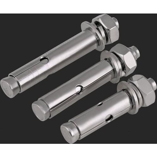 316 Stainless Steel Expansion Screw Bolt Extended Extra Long Broaching Wire M10m12 1Pcs