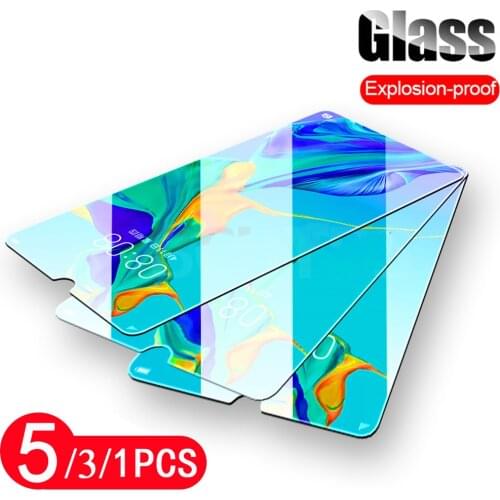 5/3/1Pcs for huawei P20 P30 pro P40 lite E tempered glass P40 pro plus phone screen protector protective film glass smartphone