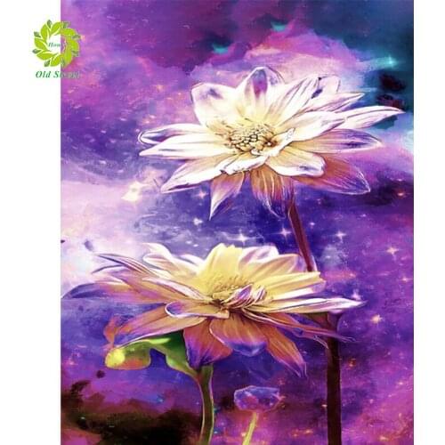 Old Street Home DIY Diamond Painting Full Square Drill Flower Wall Decor Rhinestone Embroidery Mosaic Butterfly 5D Handmade