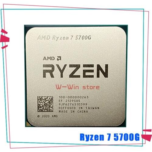AMD Ryzen 7 5700G R7 5700G 3.8GHz Eight-Core 16-Thread 65W CPU Processor L3=16M 100-000000263 Socket AM4 NO FAN