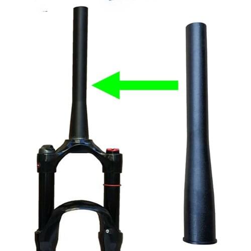 Mountain Bike Shock Absorber Front Fork Gas Oil Aluminum Alloy 28.6*33.9*240mm Tapered Riser Head Tube Bicycle Accessories Parts