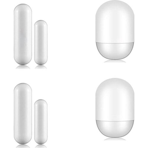 Wireless Infrared PIR Motion Alarm Detector Sensor Door Window Gap Sensor with Tamper function 433MHz For Alarm System