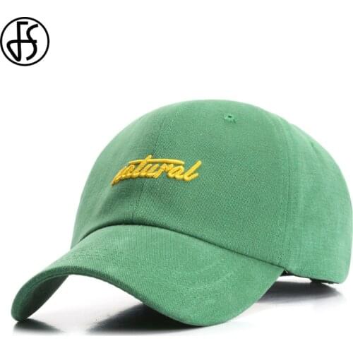 FS 2020 New Trucker Cap For Men Women 3D Embroidery Green Baseball Caps Streetwear Snapback Hip Hop Korean Hat Gorras Mujer