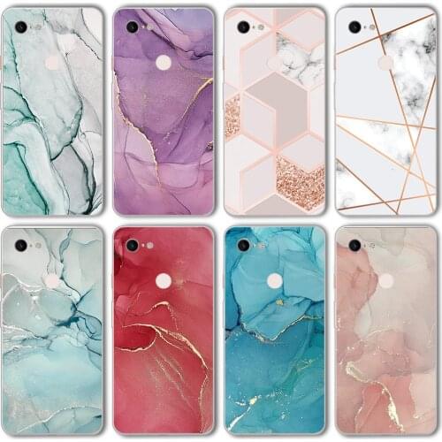 Ciciber Funda Case for Google Pixel 5 4 3 2 XL Luxury Marble Fashion Vogue Soft Silicone for Google Pixel 4a 3a XL Coque Capa