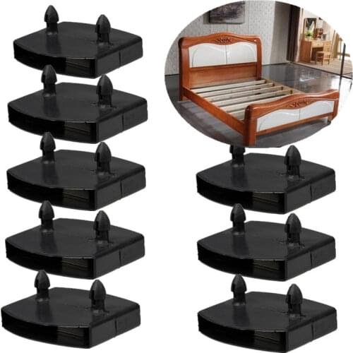 Pack of 10/20 Plastic Bed Slat End Caps Holders Replacement Furniture Accessories for Holding and Securing Wooden Slats Bed Base