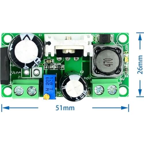 LM2596HV AC/DC to DC Buck Step Down Converter Adjustable Step-Down 3A Power Supply