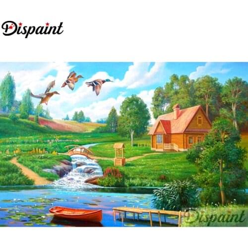 Dispaint Full Square/Round Drill 5D DIY Diamond Painting "Tree house" Embroidery Cross Stitch 3D Home Decor A11763