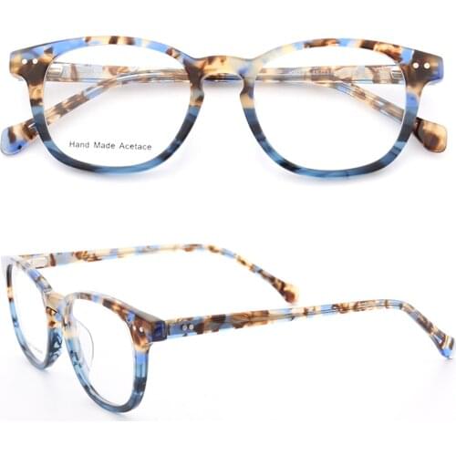 Women pattern Round eyeglass frames for women square Leopard Tortoise Eyeglasses Frames 2020 fashion Retro Vintage Rx Glasses