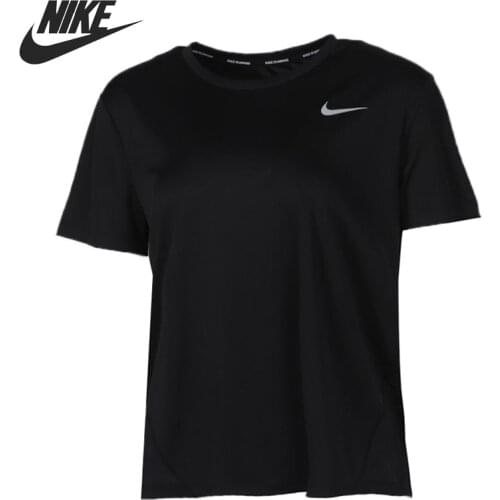 Original New Arrival NIKE W NK MILER TOP SS Womens T-shirts shirt short sleeve Sportswear