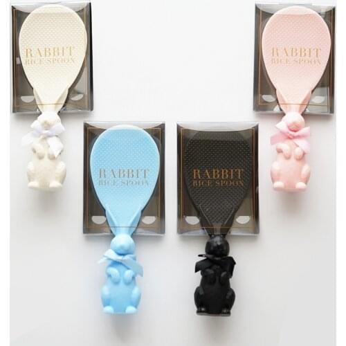 Rabbit Rice Spoon Kitchen Tools Standing 3D Spoon Rice Cooker Non Stick Shovel Home Gift