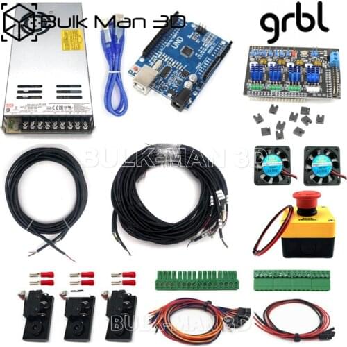 Maker Shield – Arduino Uno Compatible Shield GRBL Controller Bundle for QueenBee / WorkBee / LEAD CNC Engraving Milling Machine