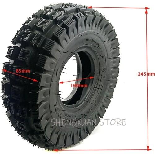 3.00-4 tires 260x85 10''x3'' Scooter tyre inner tube kit fits electric kid gas scooter wheelChair ATV and Go Kart