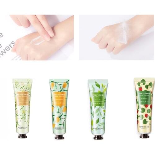 30g Plant Fragrance Essence Hand Cream Moisturizing Multi Effect Protection Resistance Dry Crack Anti-aging Cosmetics